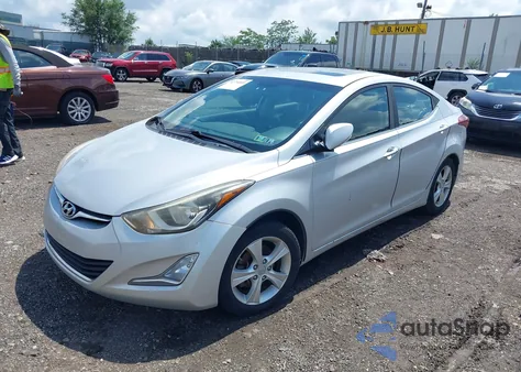 2016 Hyundai Elantra Value Edition из США, поврежденный, VIN KMHDH4AE4GU566561
